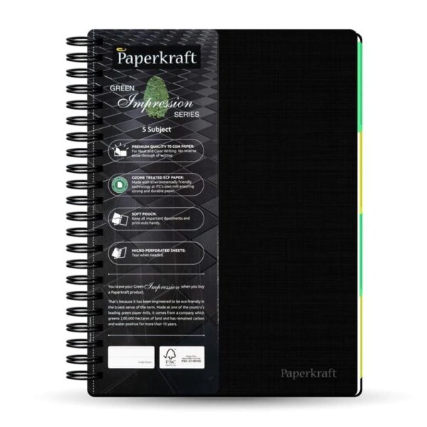 Paperkraft Green impression binding Notebook 300 P