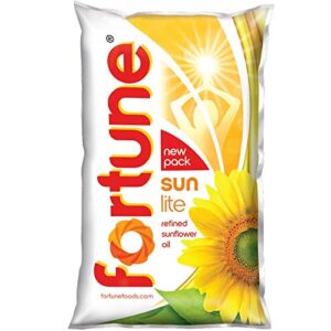 Fortune Sunlite Refined Sunflower Oil, 1L