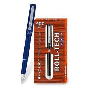 Add Gel Roll Tech Gel Pen - Blue Set of 3 Gel Pen (Pack of 3, Blue)