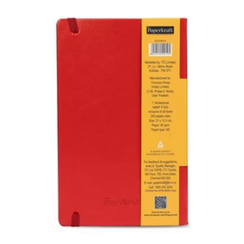 Paperkraft Red PU Cover notebook